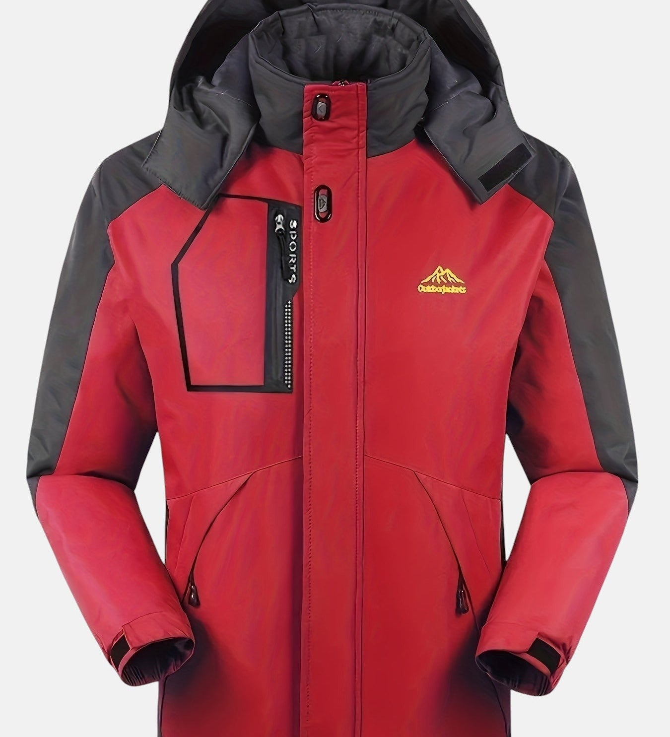 Andrea | Praktische Skijacke mit Kapuze und Taschen