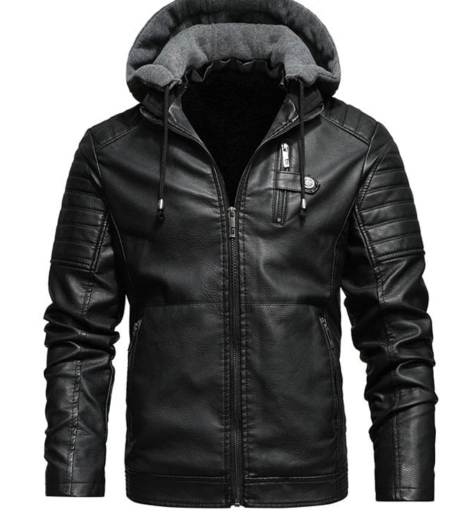 Kevin | Kapuzenjacke mit gefüttertem Fell