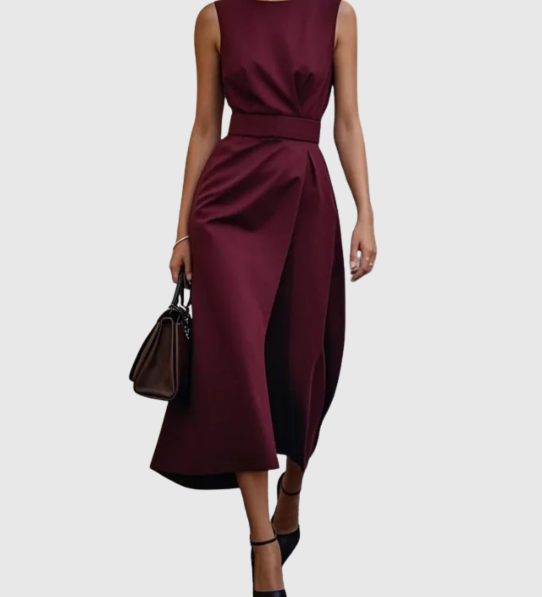 Karin - Elegantes Kleid mit Rundhalsausschnitt