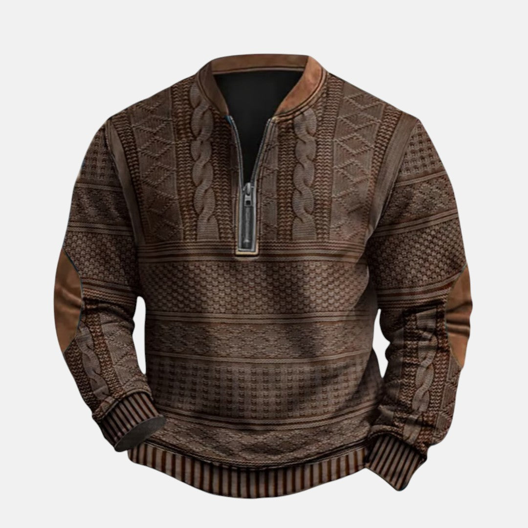 Max | Jersey mit halbem Reißverschluss