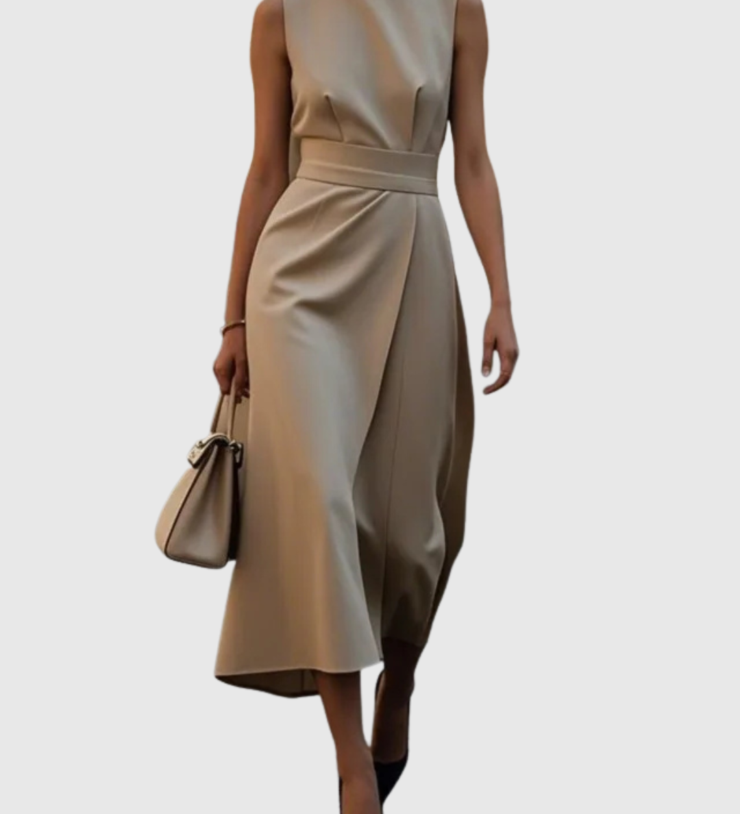 Karin - Elegantes Kleid mit Rundhalsausschnitt