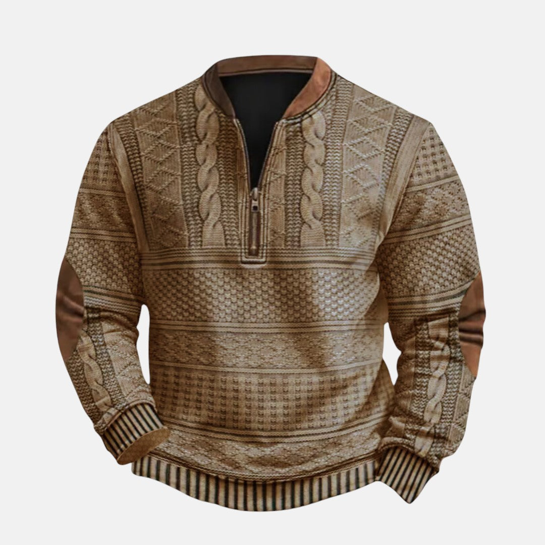 Max | Jersey mit halbem Reißverschluss