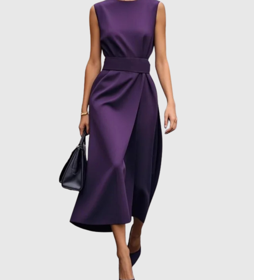 Karin - Elegantes Kleid mit Rundhalsausschnitt