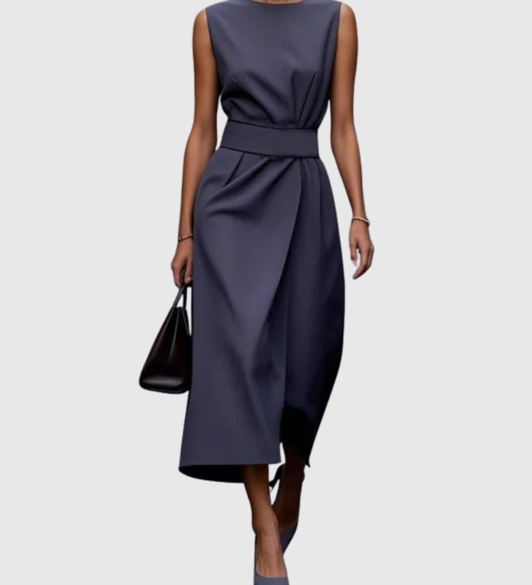 Karin - Elegantes Kleid mit Rundhalsausschnitt