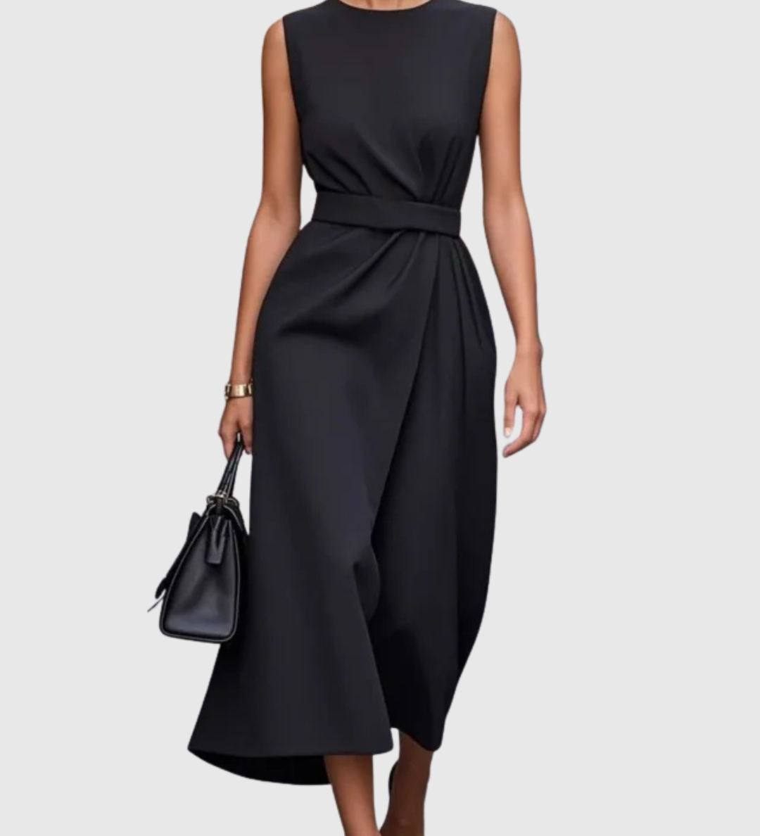 Karin - Elegantes Kleid mit Rundhalsausschnitt