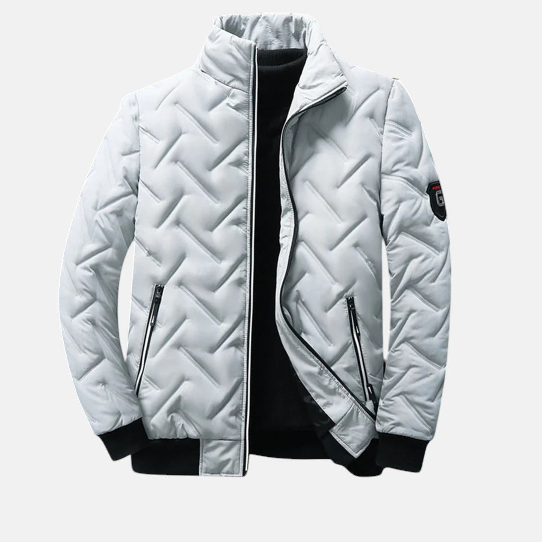 Sebastian | Wattierte Jacke mit Reißverschluss
