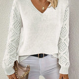 Sofia - Pullover mit V-Ausschnitt Couture