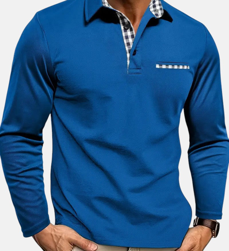 Miguel | Langarm-poloshirt