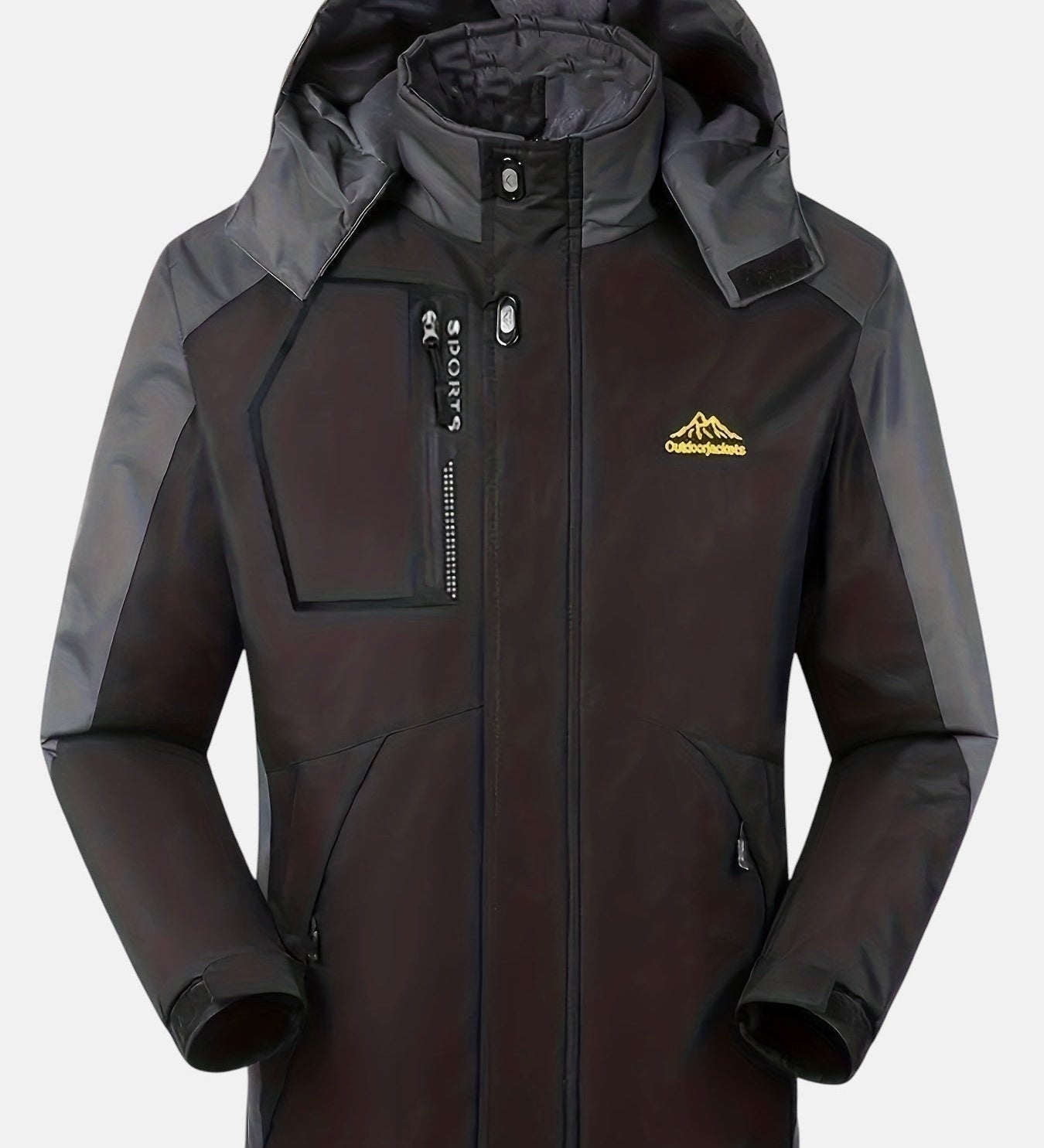 Andrea | Praktische Skijacke mit Kapuze und Taschen