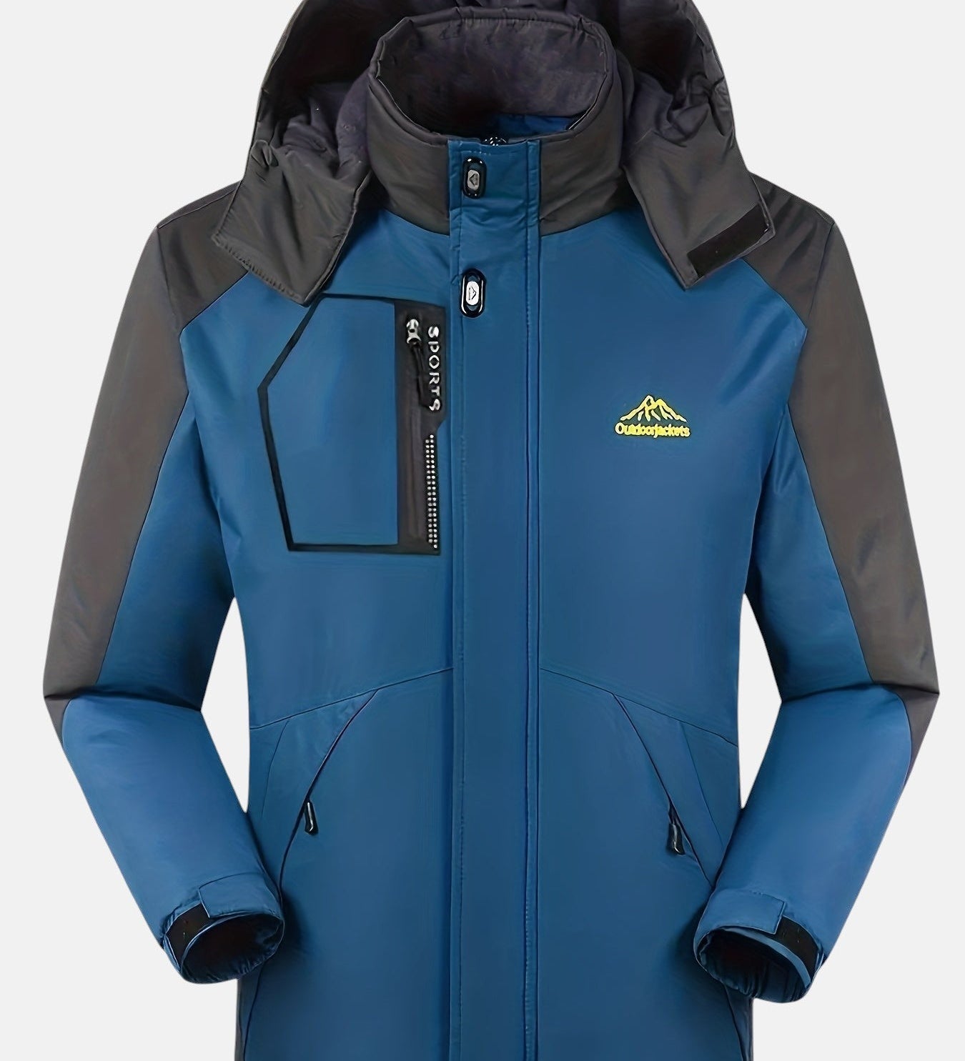 Andrea | Praktische Skijacke mit Kapuze und Taschen