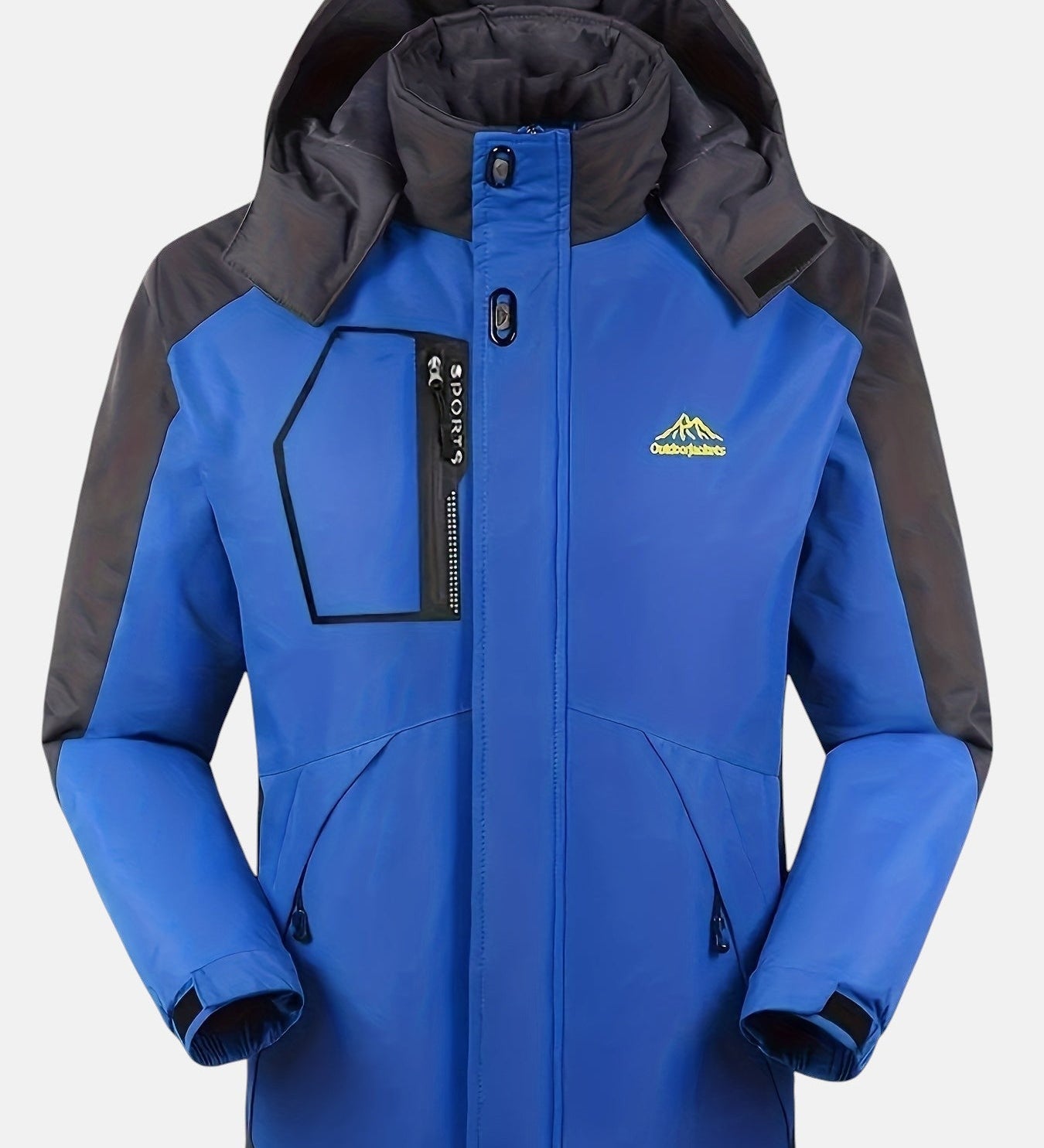 Andrea | Praktische Skijacke mit Kapuze und Taschen