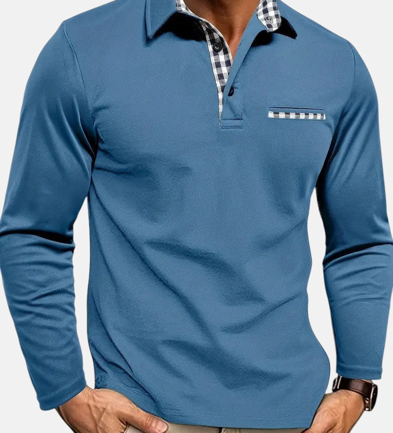 Miguel | Langarm-poloshirt