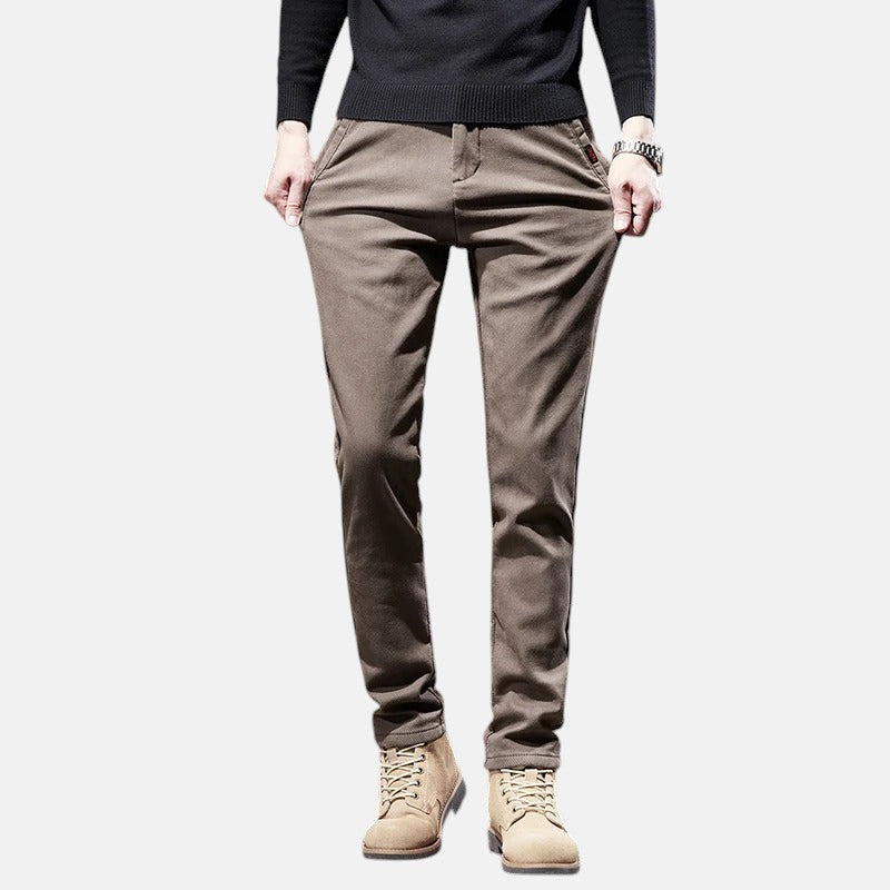 Roman | Arbeitshosen aus Cord mit Fleece-Futter